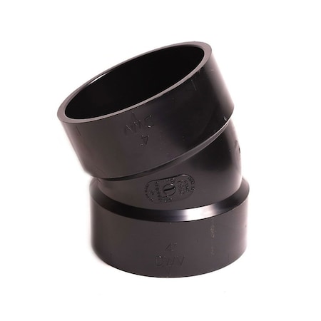 Thrifco Plumbing 3 Inch ABS 1/16 Bend Elbow 6792553